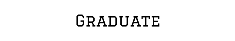 Graduate font preview