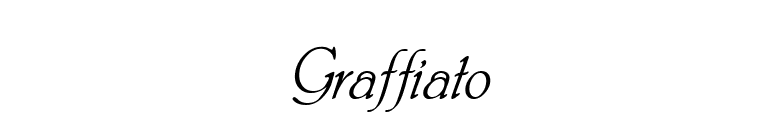 Graffiato font preview