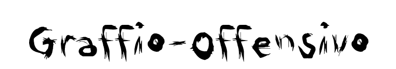 Graffio-Offensivo font preview