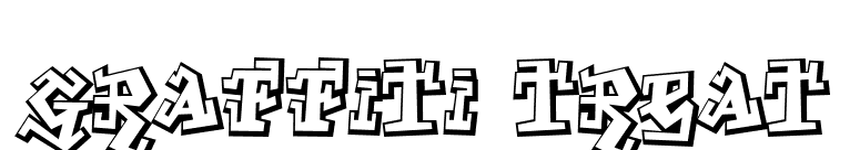 Graffiti Treat font preview