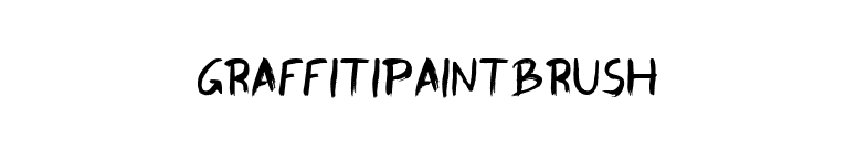 GraffitiPaintBrush font preview