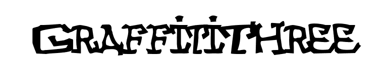 GraffitiThree font preview