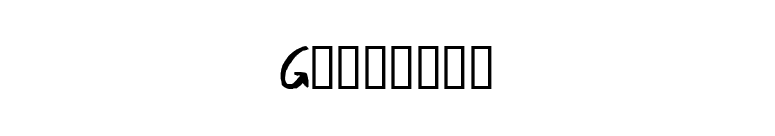 Graffito font preview
