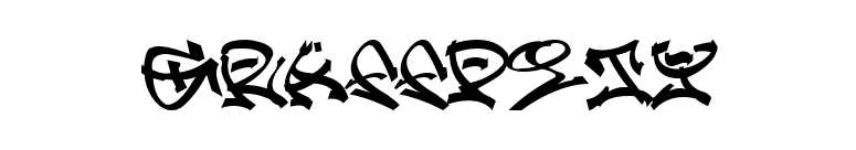 GRAFFPITY font preview