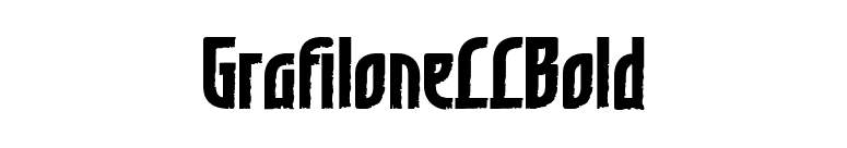 GrafiloneLLBold font preview