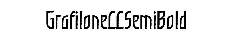 GrafiloneLLSemiBold font preview