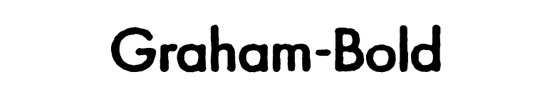 Graham-Bold font preview