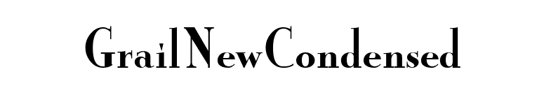 GrailNewCondensed font preview