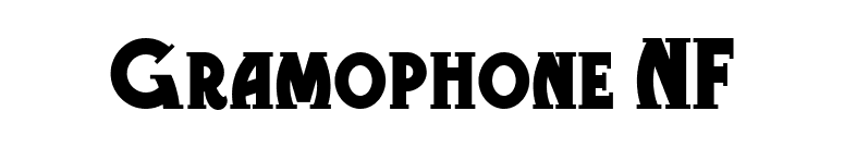 Gramophone NF font preview