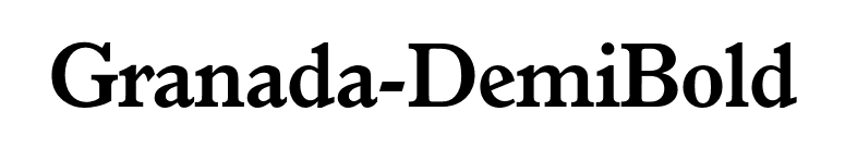 Granada-DemiBold font preview