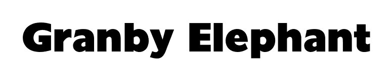 Granby Elephant font preview