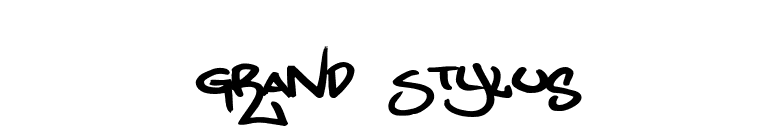 Grand Stylus font preview