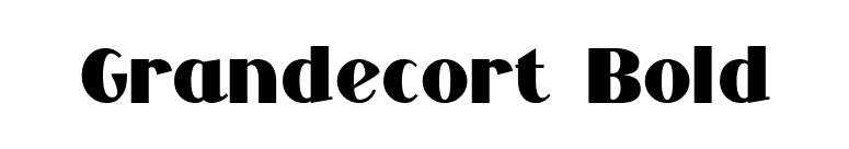 Grandecort Bold font preview