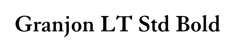 Granjon LT Std Bold font preview