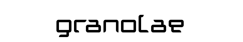 Granolae font preview
