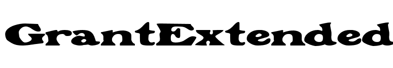 GrantExtended font preview