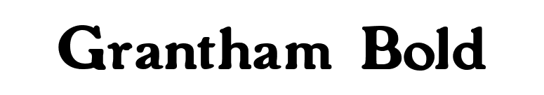 Grantham Bold font preview