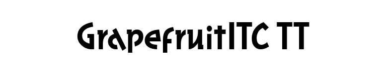 GrapefruitITC TT font preview
