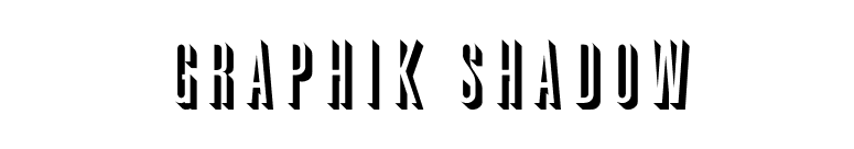 Graphik Shadow font preview