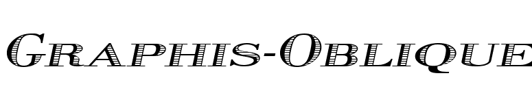Graphis-Oblique font preview
