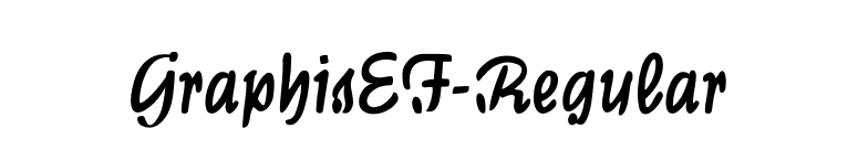 GraphisEF-Regular font preview