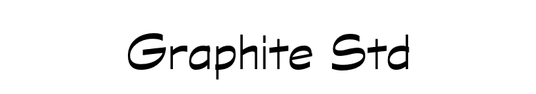 Graphite Std font preview