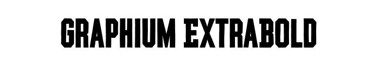 Graphium ExtraBold font preview