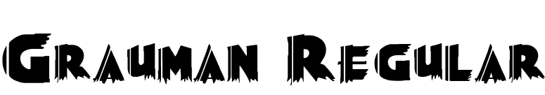 Grauman Regular font preview