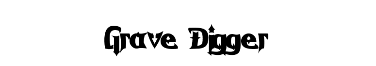 Grave Digger font preview