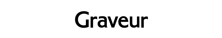 Graveur font preview