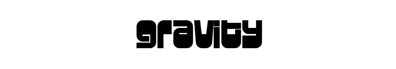 Gravity font preview