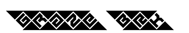 Graze BRK font preview