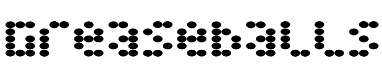 Greaseballs font preview