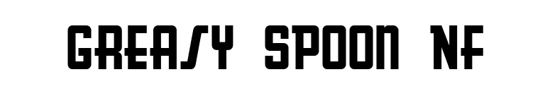 Greasy Spoon NF font preview
