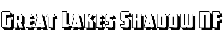 Great Lakes Shadow NF font preview