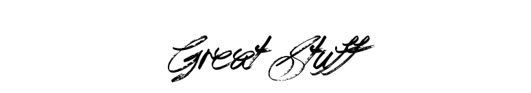 Great Stuff font preview