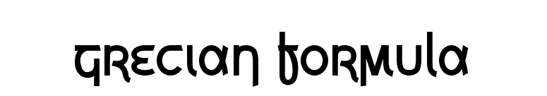 Grecian Formula font preview