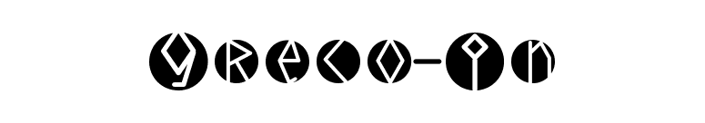 Greco-In font preview