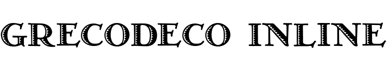 GrecoDeco-Inline font preview