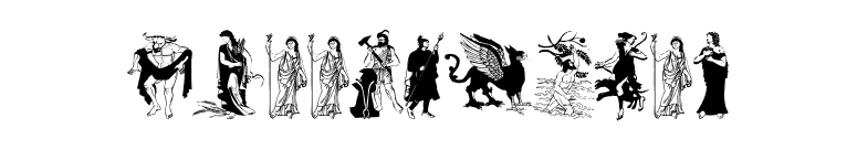 GreekMythes font preview