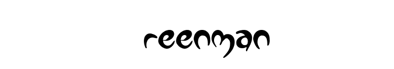 Greenman font preview