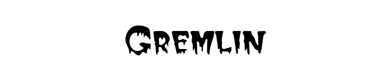 Gremlin font preview