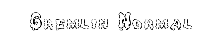 Gremlin Normal font preview
