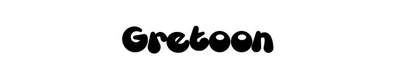 Gretoon font preview