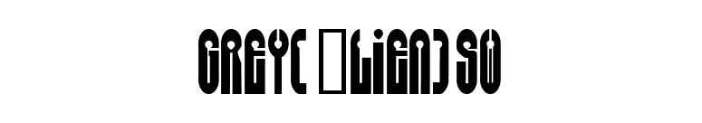Grey(Alien)SW font preview