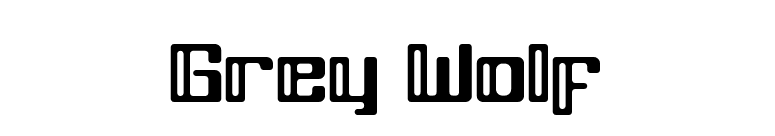 Grey Wolf font preview