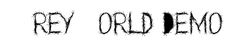Grey World Demo font preview