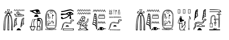 Greywolf Glyphs font preview