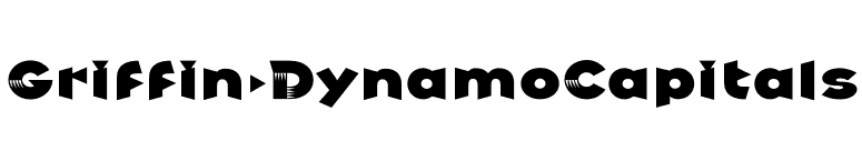 Griffin-DynamoCapitals font preview
