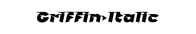 Griffin-Italic font preview